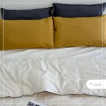 قیمت و خرید سرویس کاور لحاف آرالی مدل سفید خردلی